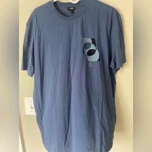Express Men's Slate Blue Graphic Tee